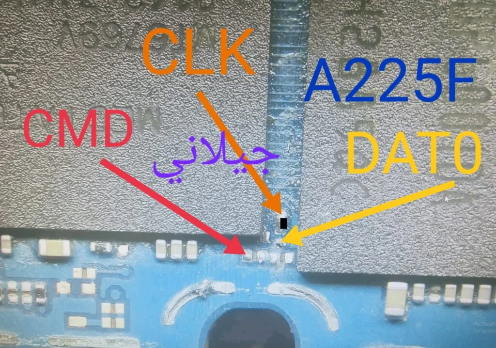 a225M PINOUT EMMC