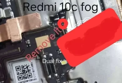 Redmi 10c fog remover rsa