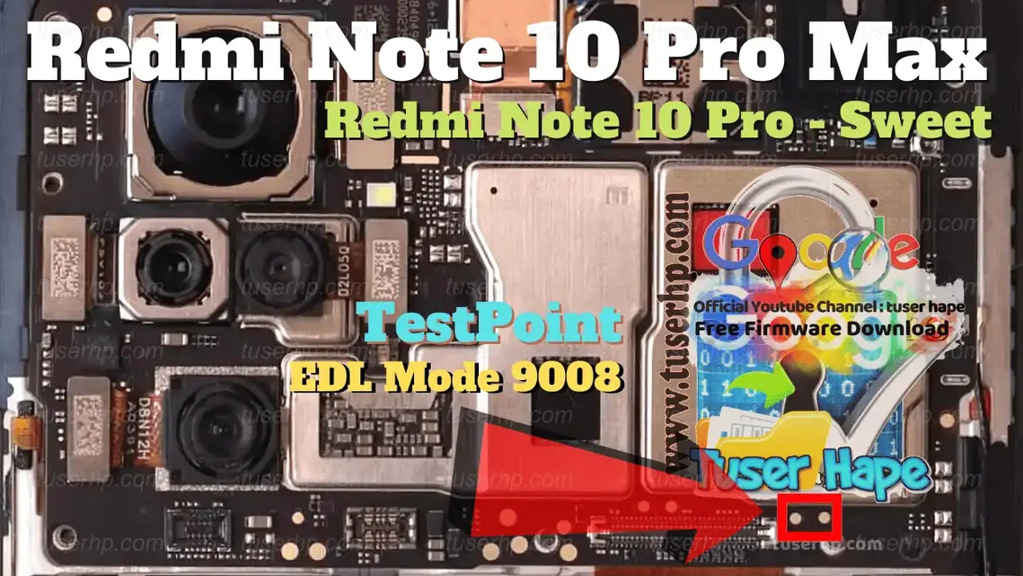 Redmi note 10 pro  sweet testpoint