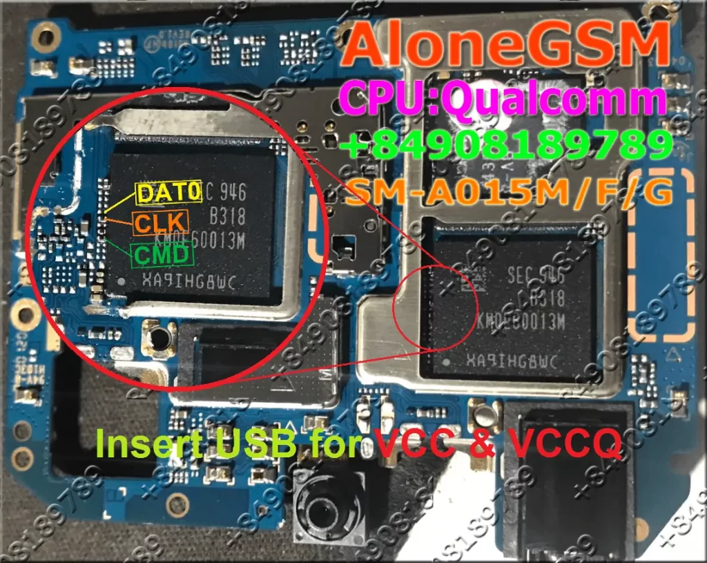 A015m pinout isp