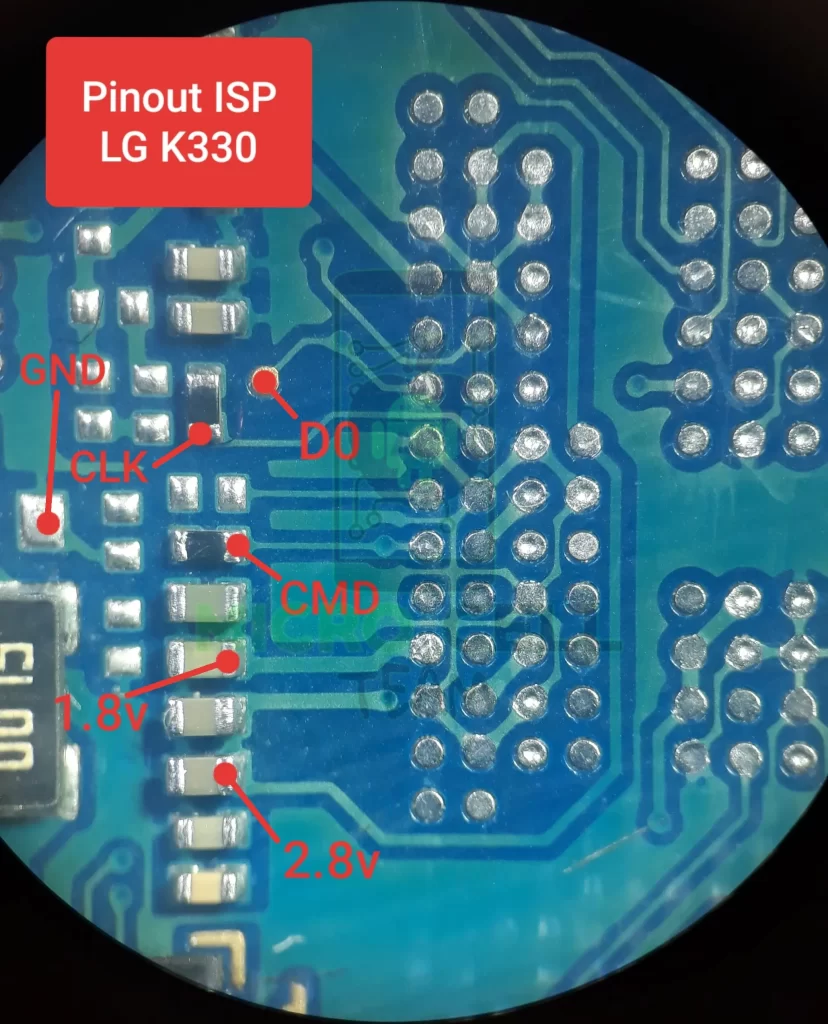 LG K330 ISP PINOUT