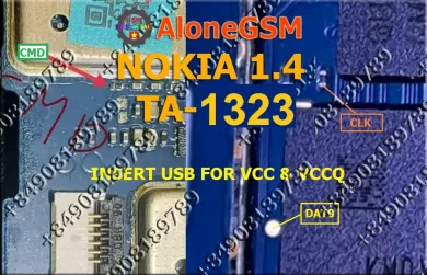 Nokia 1.4 Ta1323 isp
