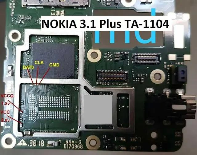 Nokia 3.1 plus isp