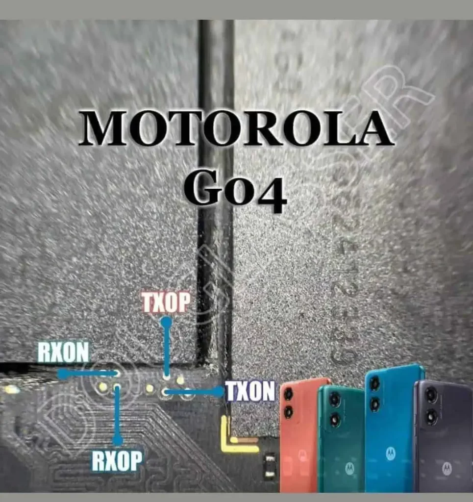 Motorola G04 ufs isp pinout