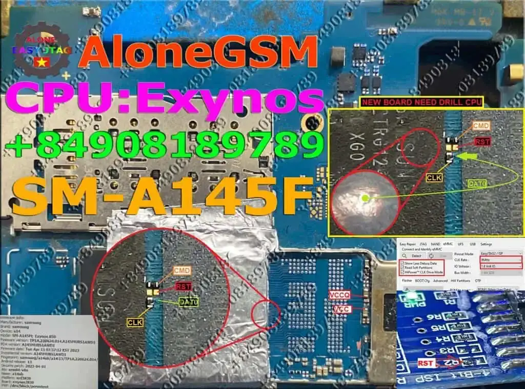 A145m Pinout isp