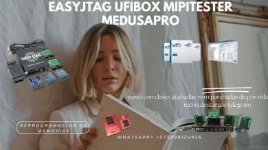 CURSO EASY JTAG, MIPI TESTER, MEDUSA PRO2, UFI BOX DESDE CERO EN VIDEOS 60 USDT ACCESO DE POR VIDA